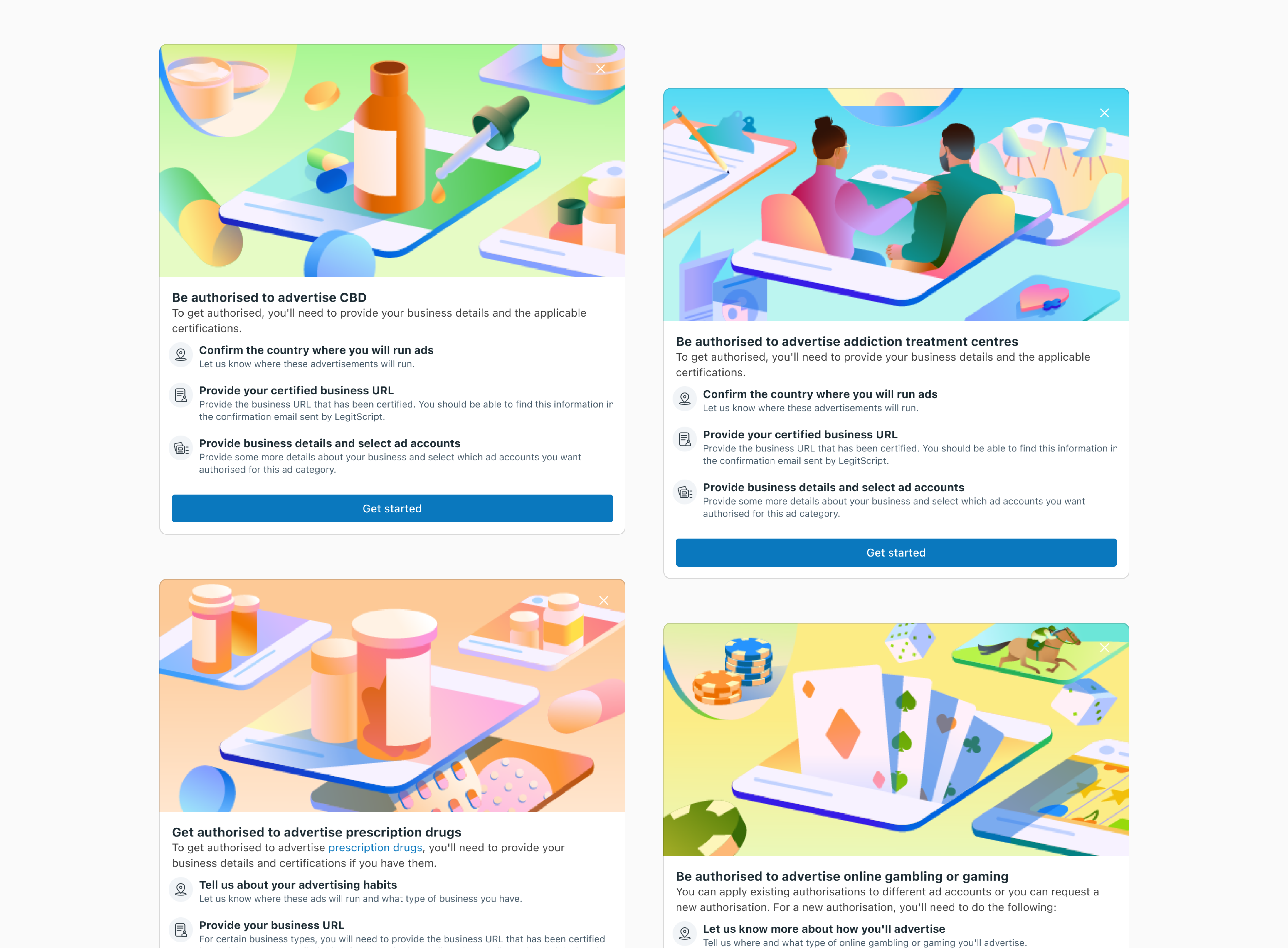Verification of high-risk harms UI